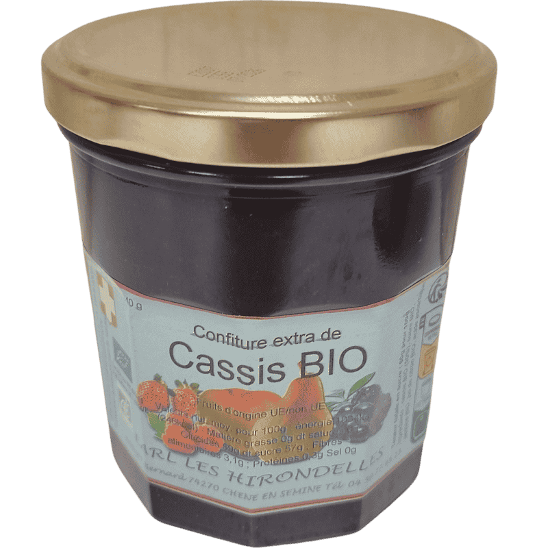 Confiture Extra Cassis BIO