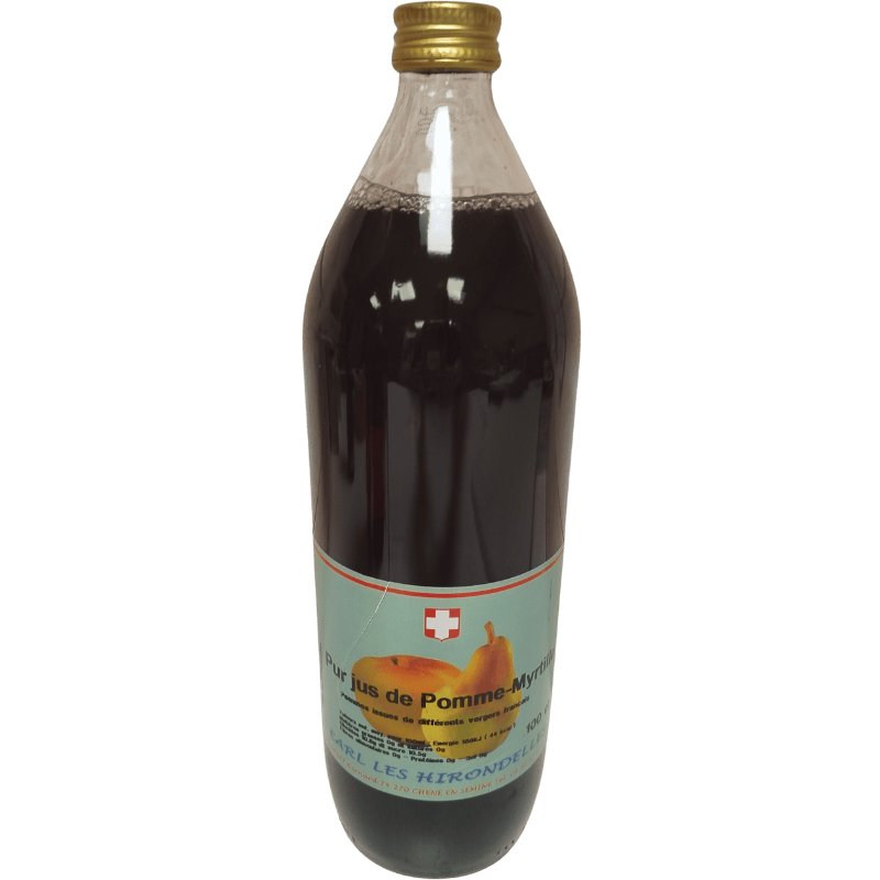 Pur jus de fruits artisanal Pomme-Myrtille
