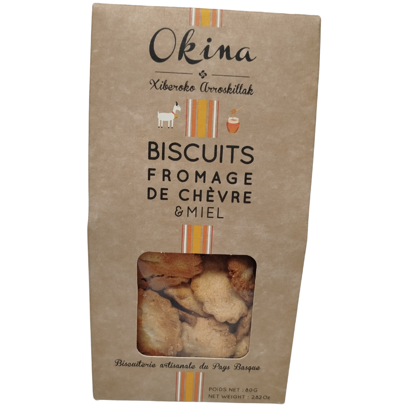 Biscuits apéritif Chèvre & Miel