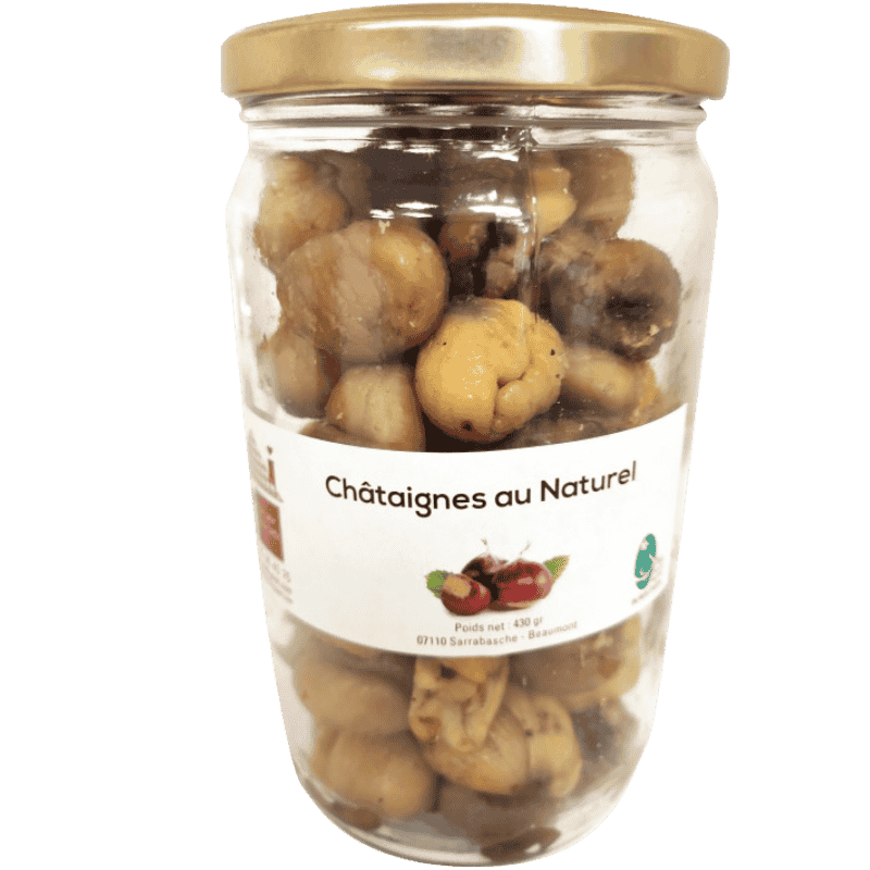 Châtaignes au naturel d’Ardèche 430 g