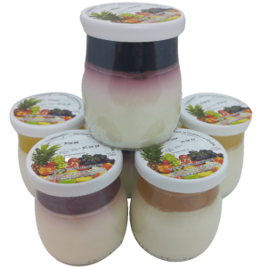 Yaourts artisanaux aux fruits au lait entier x6