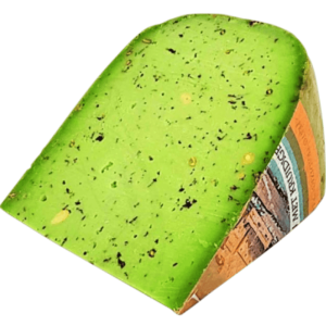 Tomme fermière du Berry with green pesto