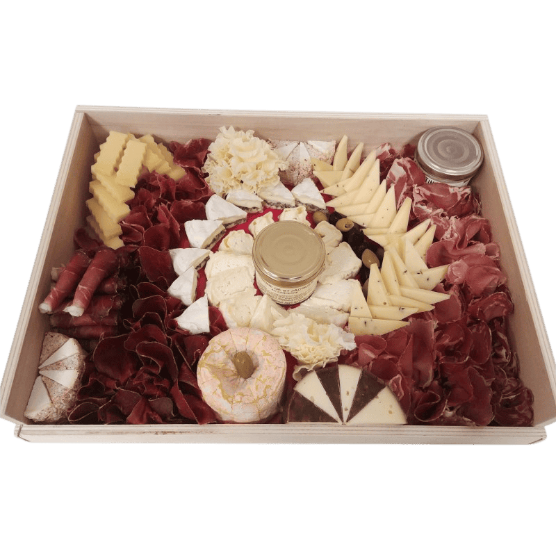 Plateau apéritif fromage et charcuterie