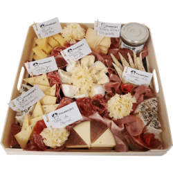 Plateau apéritif dînatoire Fromages & Charcuterie