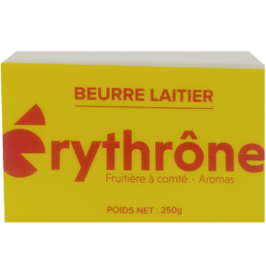 Beurre au lait cru - Coopérative Fromagère des Erythrones