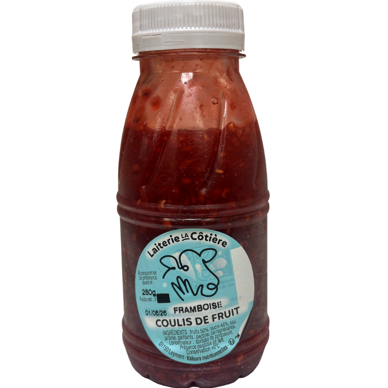 Coulis de fruits Framboise Le Chat-Bo - 1