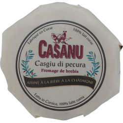 Casanu sheep cheese 100% Corsican matured with chestnut beer