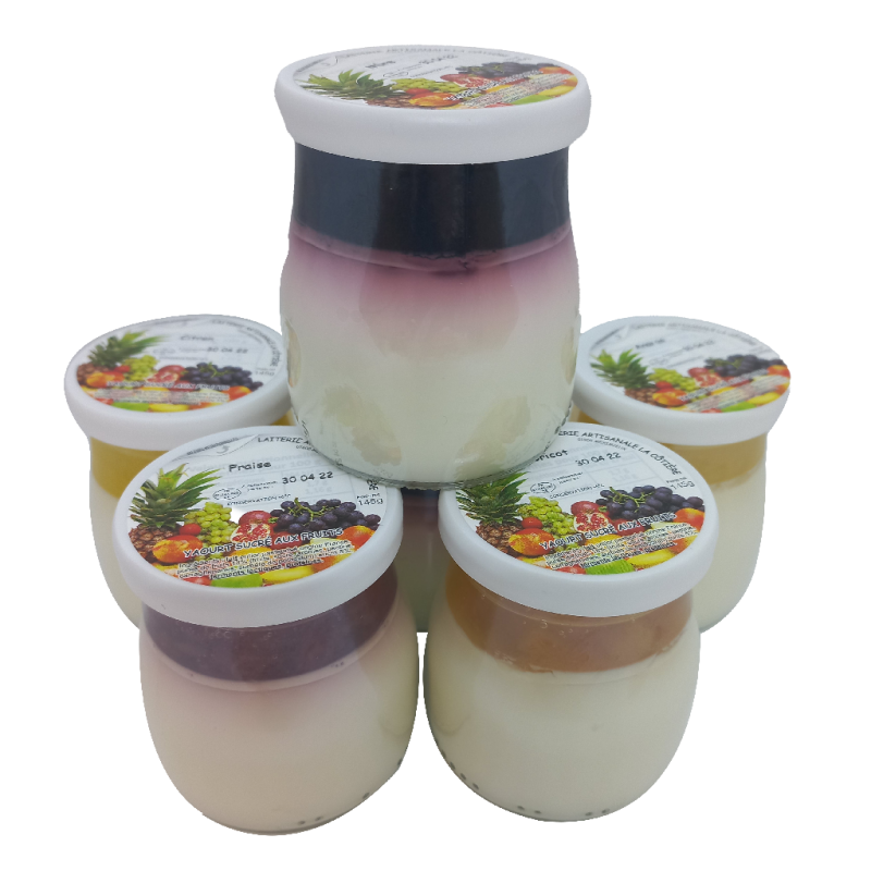 Couvercle COULEUR pour yaourt La Laitière, à partir de 1€50