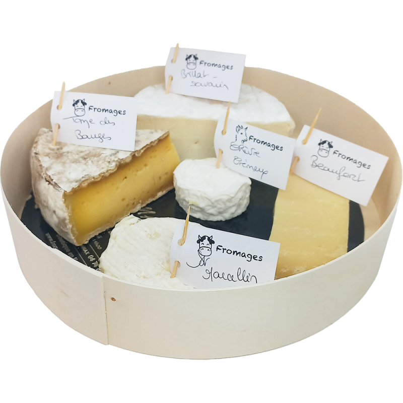 Plateau de fromages artisanaux - La gourmandise