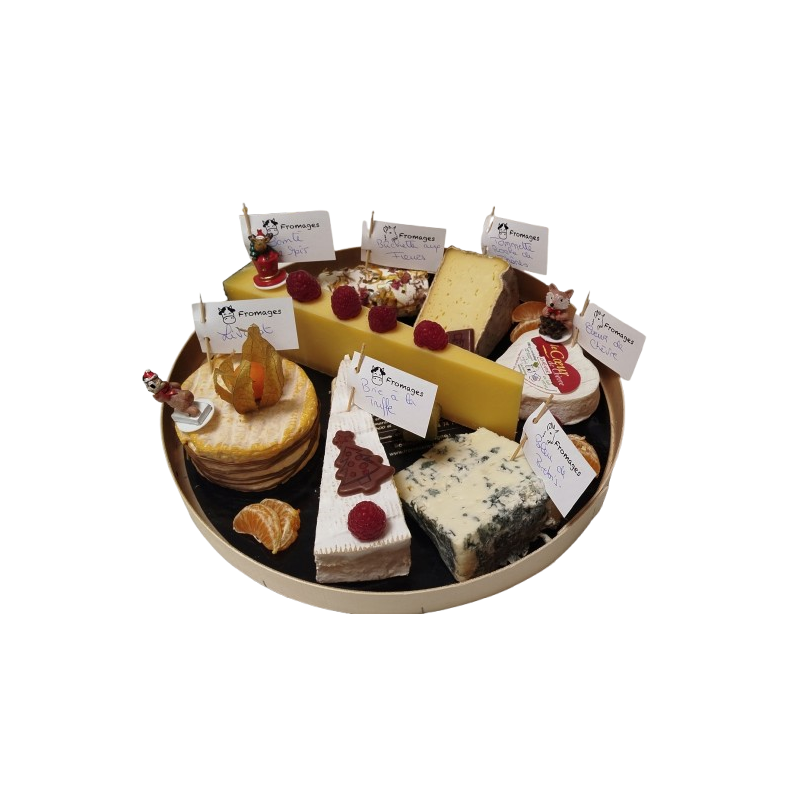 Christmas cheese tray