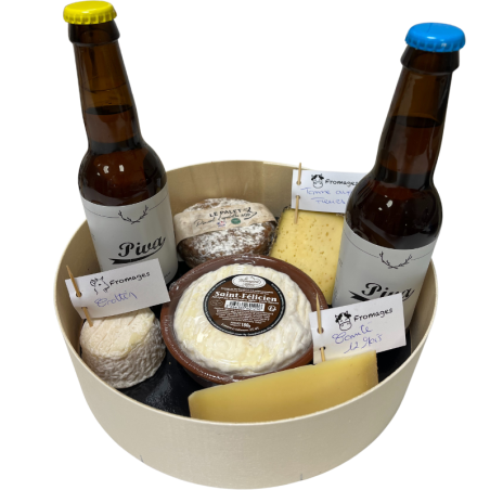 Summer aperitif platter - 2 craft beers from the Ain