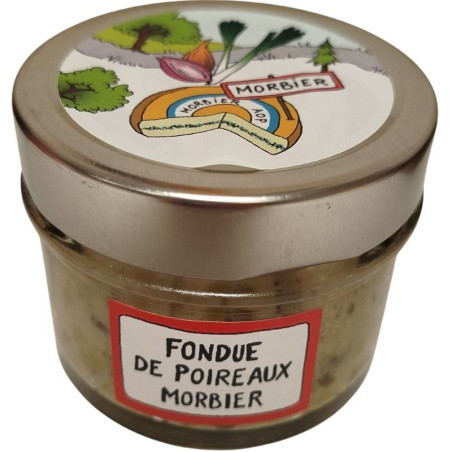 Fondue de poireaux au Morbier