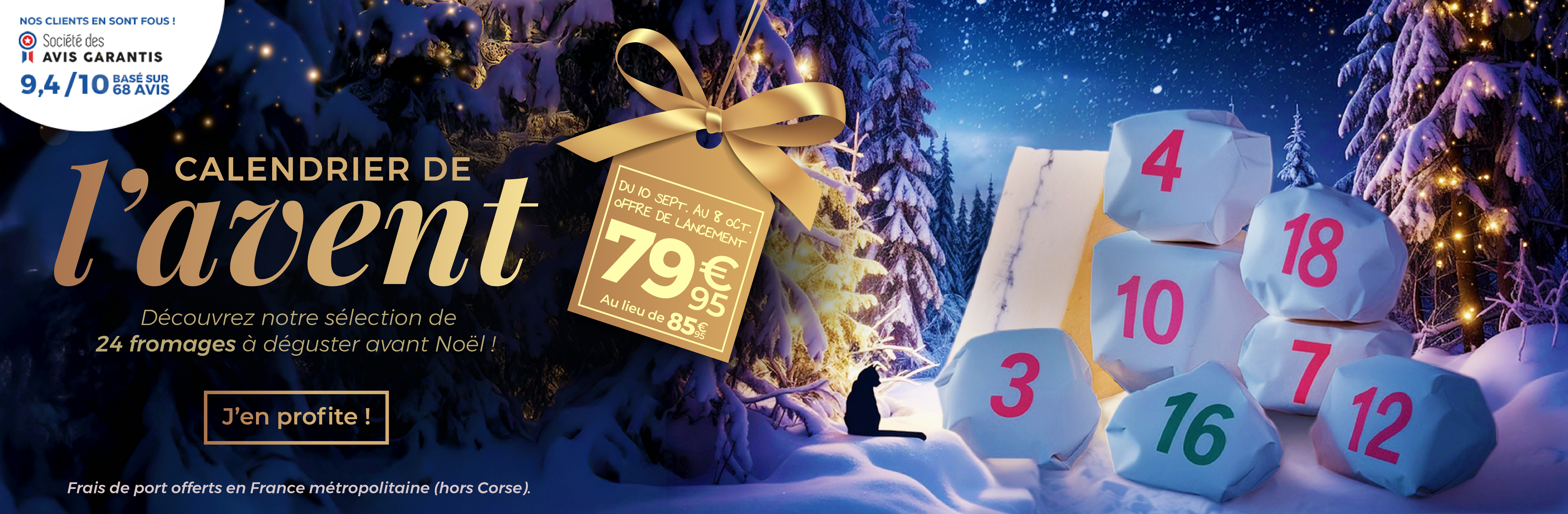 CALENDRIER DE L'AVENT OFFRE LANCEMENT 2025